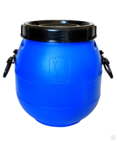 Бочка   30л пластмассовая синяя Беларусь