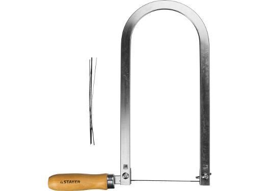 Лобзик 150мм деревянная ручка Stayer Master 