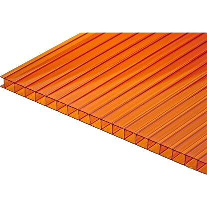 Поликарбонат  8мм терракотовый Novattro