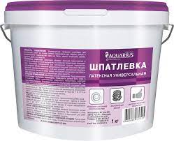Шпатлевка латексная  1,0кг универсальная финишная Aquarius Fora