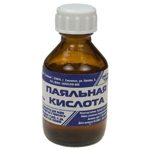 Флюс активный кислота паяльная 30мл Зубр