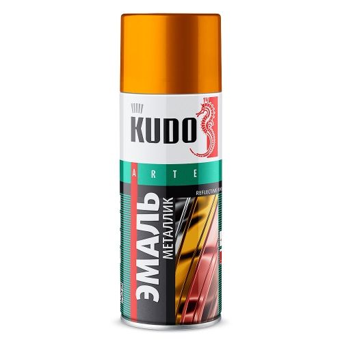 Эмаль алкидная золото металлик 520мл 1028 Kudo