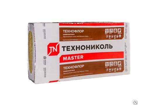 Минплита базальт  40х600х1200мм 110кг/м2 4,32м2(6шт) Технофлор Стандарт ТехноНиколь---