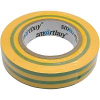 Изолента ПВХ 15ммх20м 130мкм желто-зеленая Smartbuy