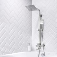 Стойка душевая с тропическим душем SUS125-009DK РМС(87)