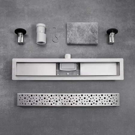 Трап линейный 50  70х700 горизонтальный нерж РМС