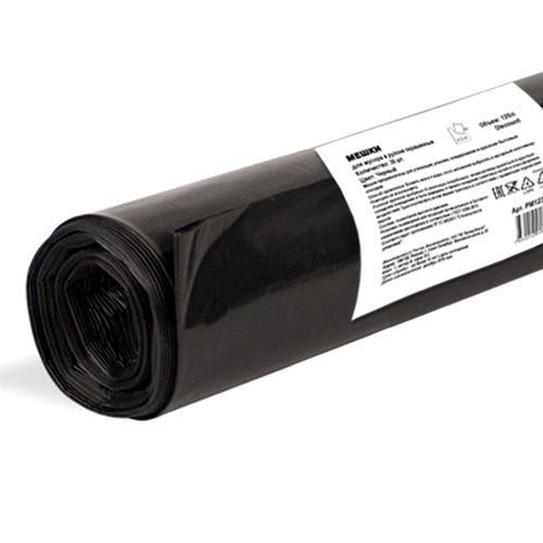 Мешки д/мусора 200л/8шт 60мкм ПВД черные Standart