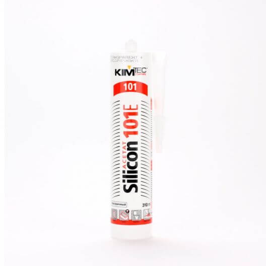 Герметик силиконовый универсальный белый 280мл 101Е Kimtec