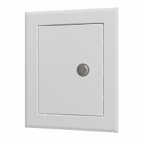 Люк ревизионный металлический 300х500мм с замком Zern