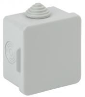 Коробка распределительная  65х65х50 IP54 KOR-65-65-50-4g  квадратная серая Эра
