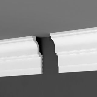 ППл Плинтус потолочный 100х 40х2000 П20  под натяжной потолок Де-Багет