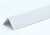 Уголок ПВХ  22х22х2700 белый глянцевый Деконика
