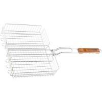 Решетка-гриль 260х320х65 хромированная Palisad