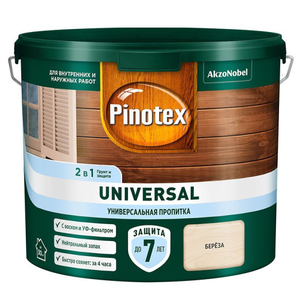 Пинотекс Universal 2в1 берёза 2,5л@---