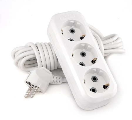 Удлинитель  7м 3 гн с з/к 16А 250В Lux