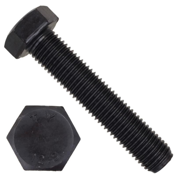 Болт 20х100 черный DIN931