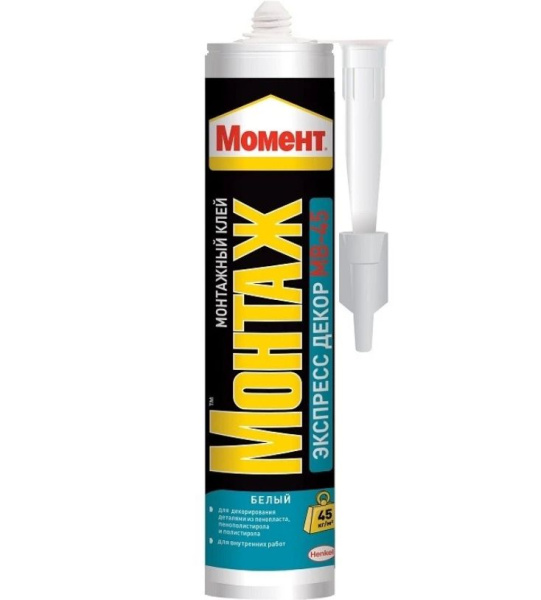Клей жидкие гвозди акриловые белые 400г МВ- 45 Момент Монтаж Henkel