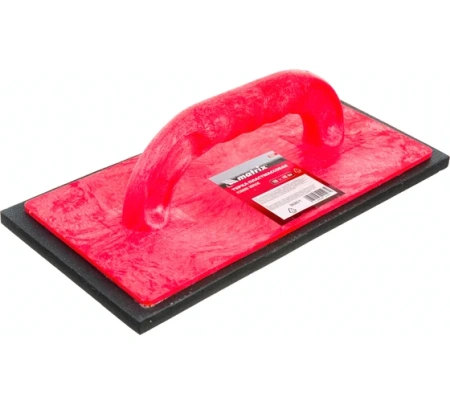 Терка пластик 140х280х10мм резиновое покрытие Matrix