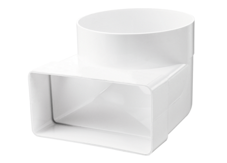 Соединитель плоского канала 60х120х100мм с круглым 611 Парус плюс