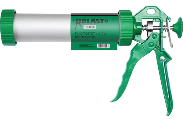 Пистолет для герметиков закрытый для туб 310мл алюминиевый Tube Blast