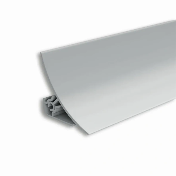 Плинтус для столешницы 3,0м металлик серебристый Идеал