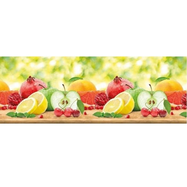 Фартук кухонный 3000х600х1,5мм Фрукты(33)