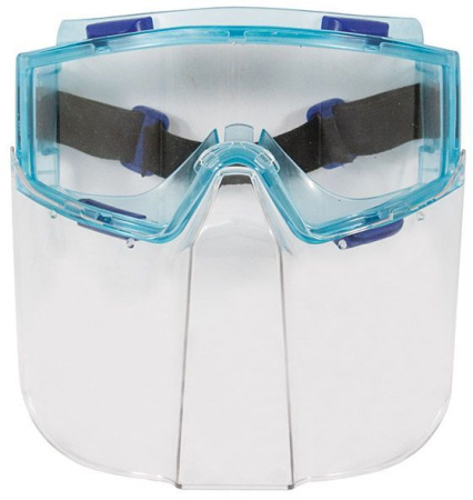 Очки защитные пластик прозрачные панорамные с щитком Panorama Stayer 