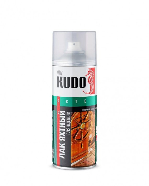 Лак акриловый 520мл глянцевый 9002 Kudo(12)