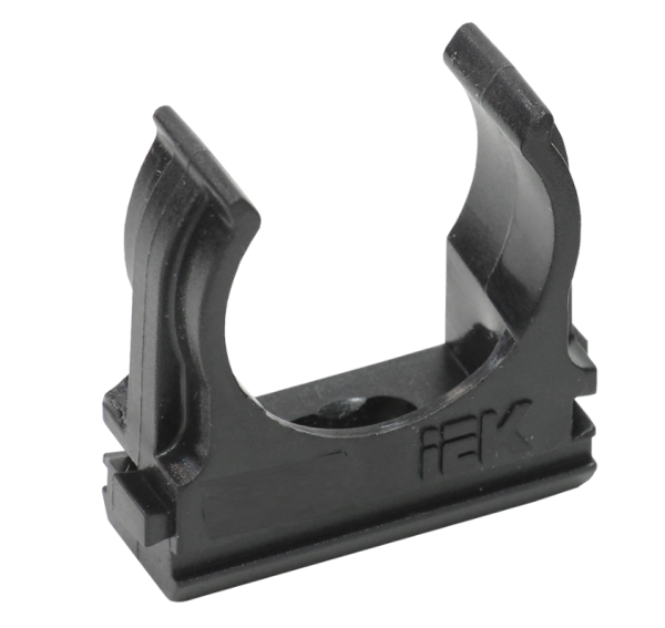 Клипса к трубе гофриров.32 ПНД черная IEK