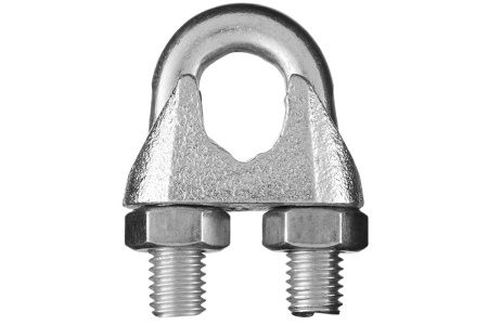 Зажим троса алюминиевый  DIN3093 М4 2шт