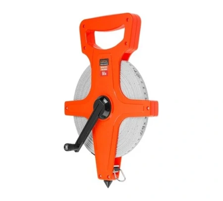 Рулетка  50м геодезическая фибергласс Startul