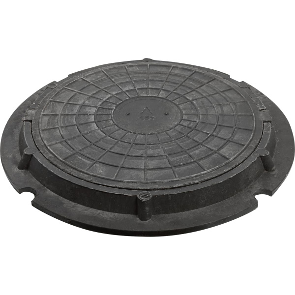 Люк полимерный круглый 25т 800х110мм