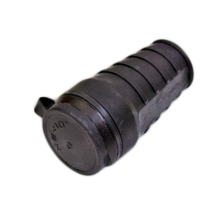 Колодка каучук с крышкой 16А 1-местная с з/к 230В IP44 EKF