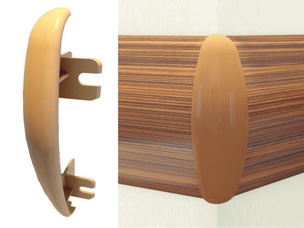 Набор комплектующих  для наличника с кабель-каналом 70 мм венге Идеал---